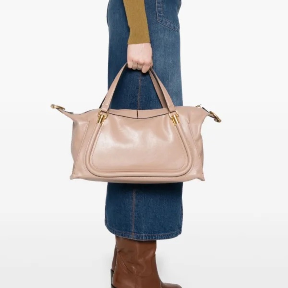 Chloé Paraty 24 Tote Bag Blush Beige